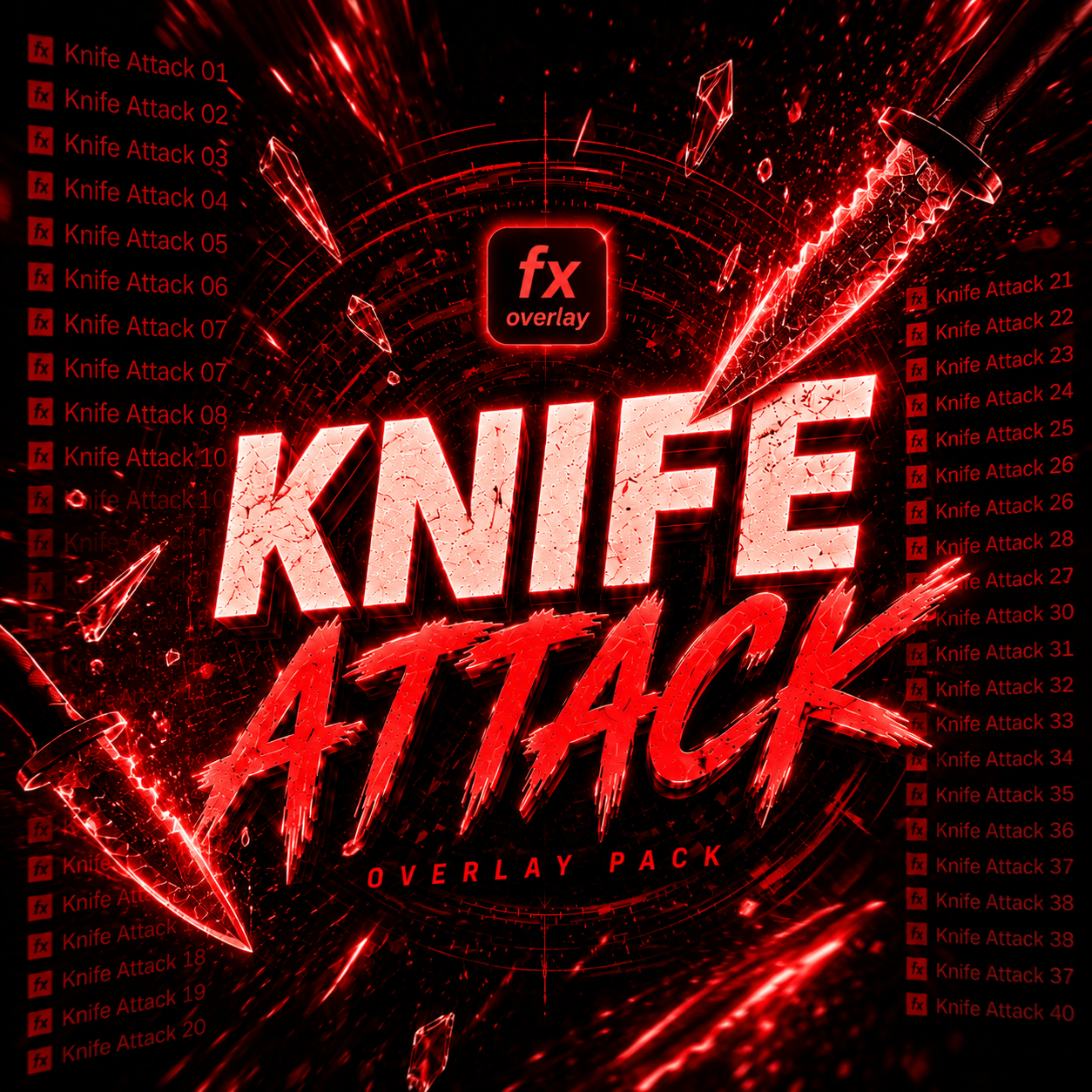 PACK OVERLAY KNIFE ATTACK